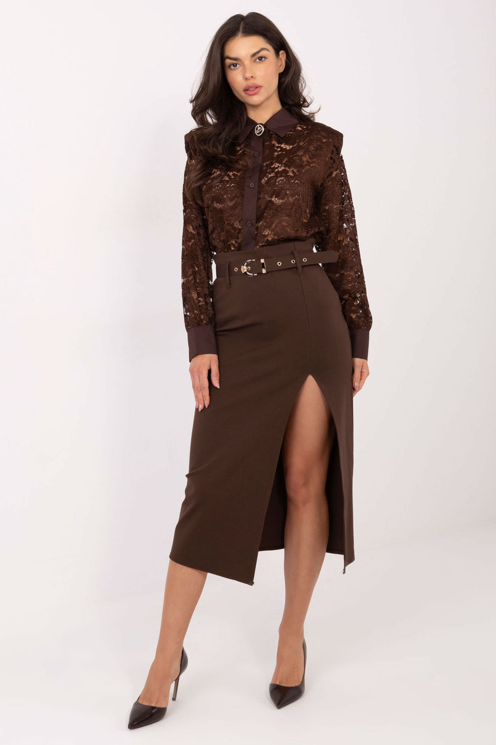 Blouse femme Italy Moda — brun