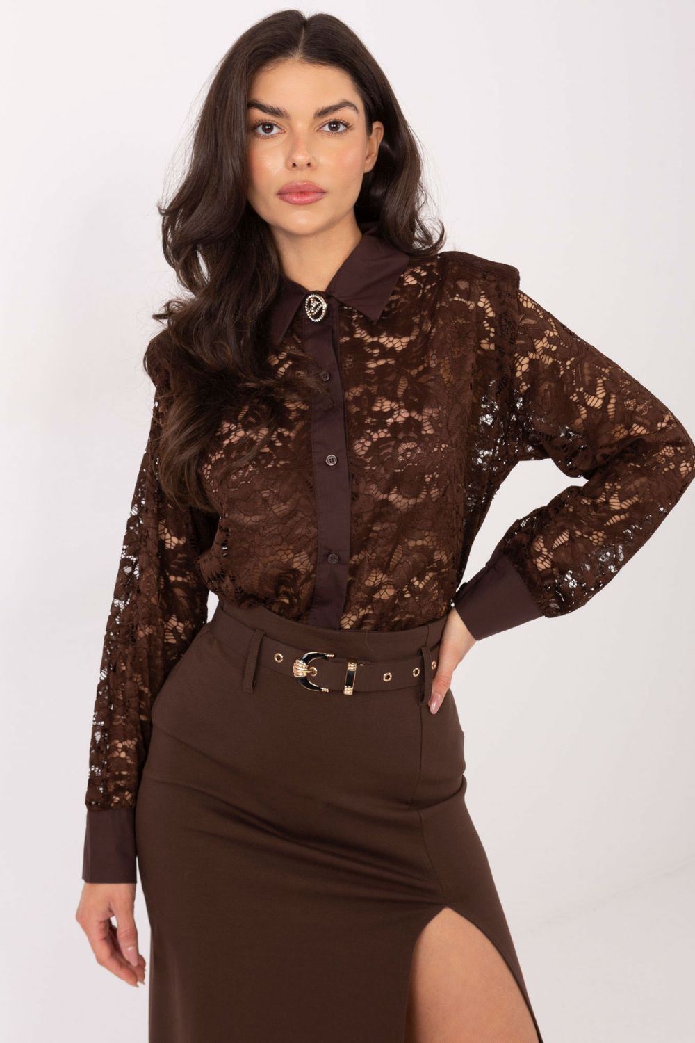 Blouse femme Italy Moda — brun