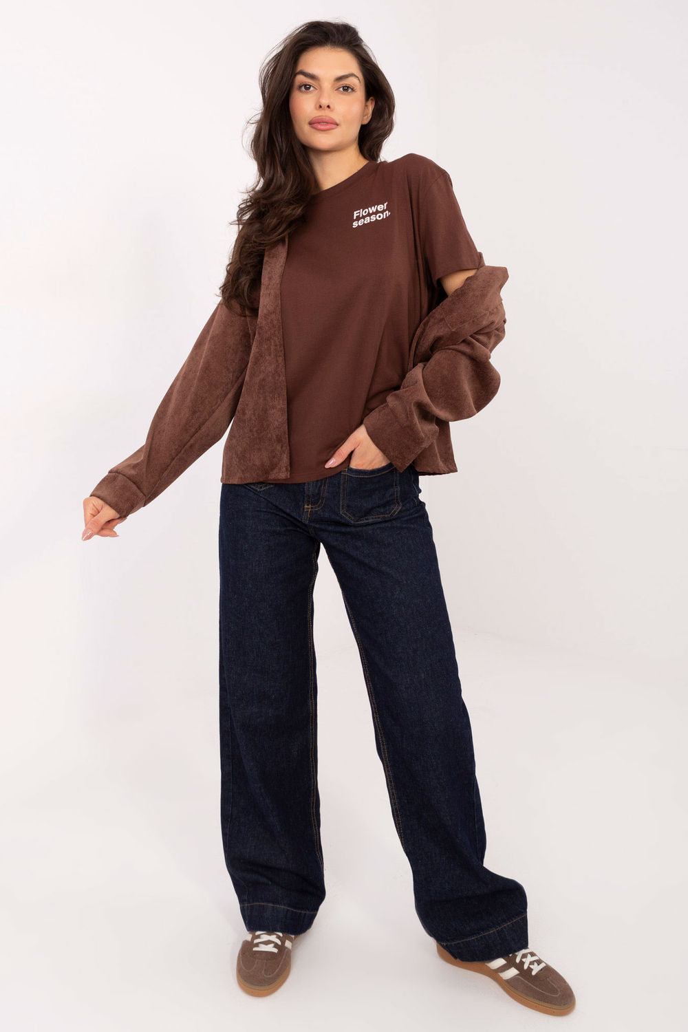 Blouse femme Sublevel — brun