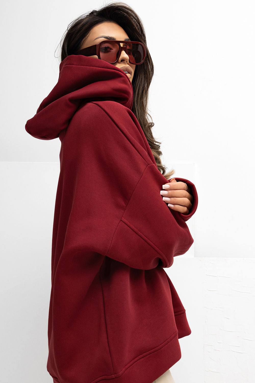 T-shirt femme Rue Paris Sweatshirt Sweatshirt — rouge
