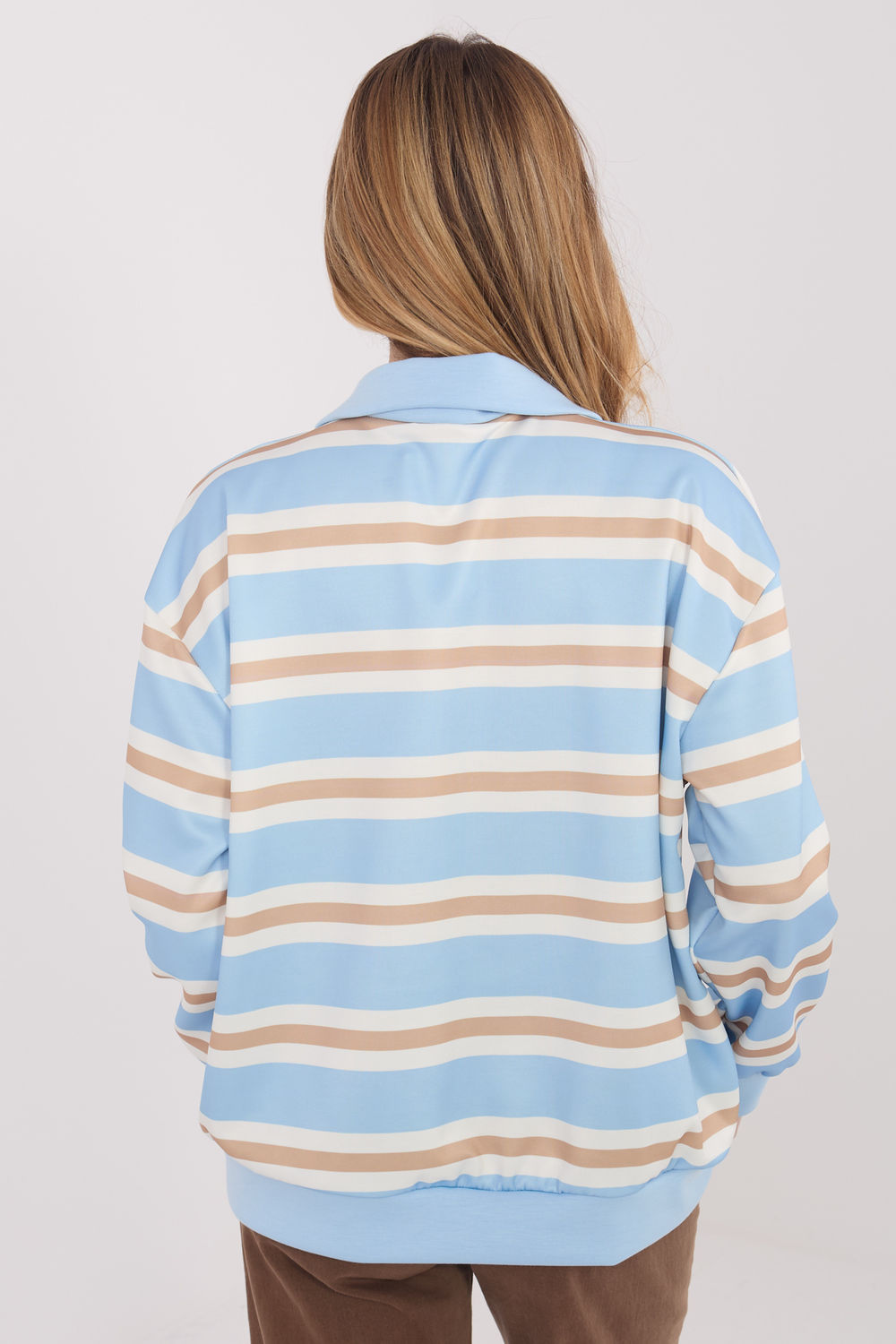 T-shirt femme Italy Moda Sweatshirt Sweatshirt — bleu