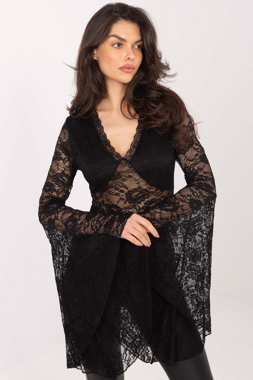 Blouse femme Factory Price En Dentelle En — noir