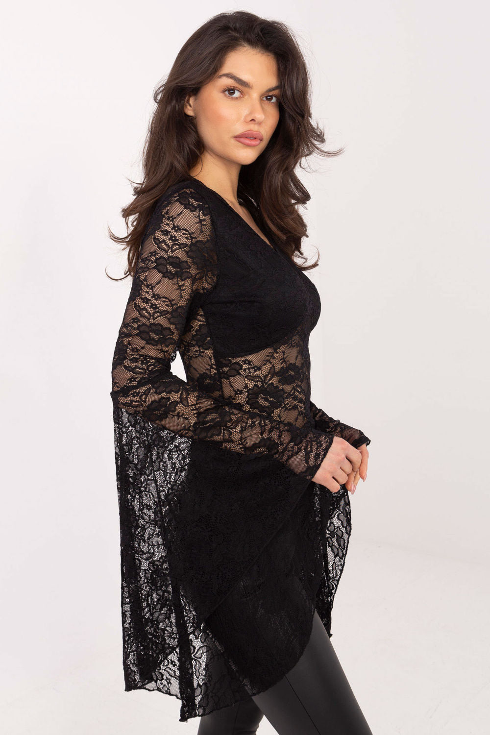 Blouse femme Factory Price En Dentelle En — noir
