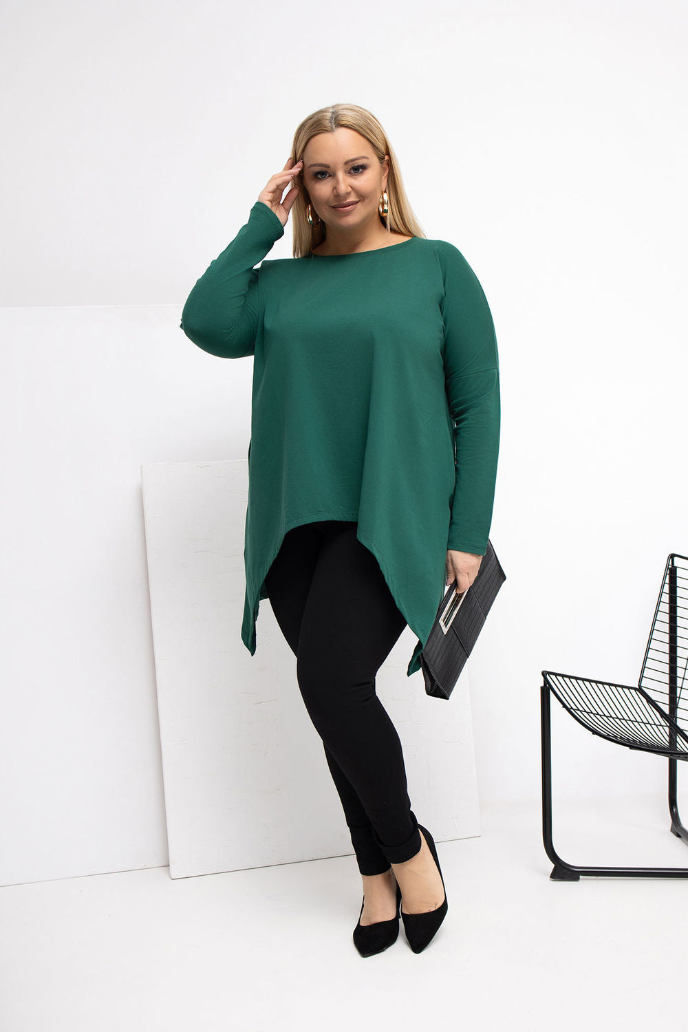Tunique grande taille femme Relevance — vert