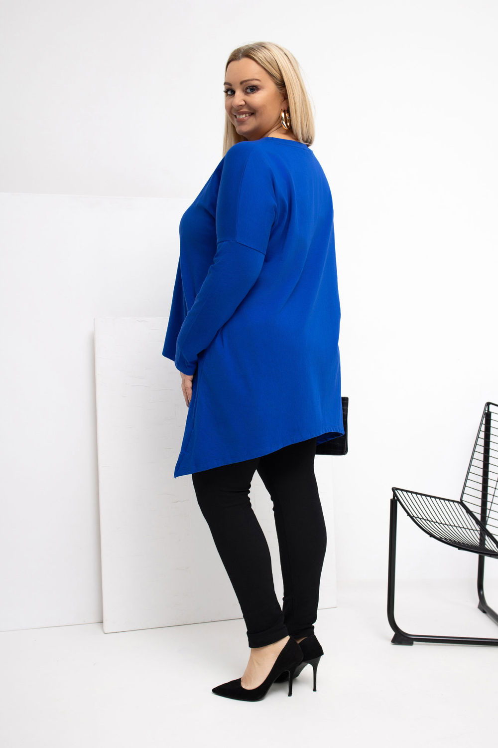 Tunique grande taille femme Relevance — bleu