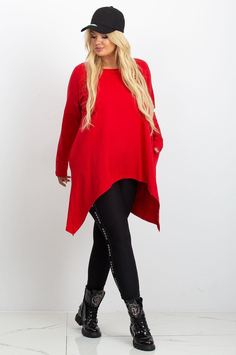 Tunique grande taille femme Relevance — rouge