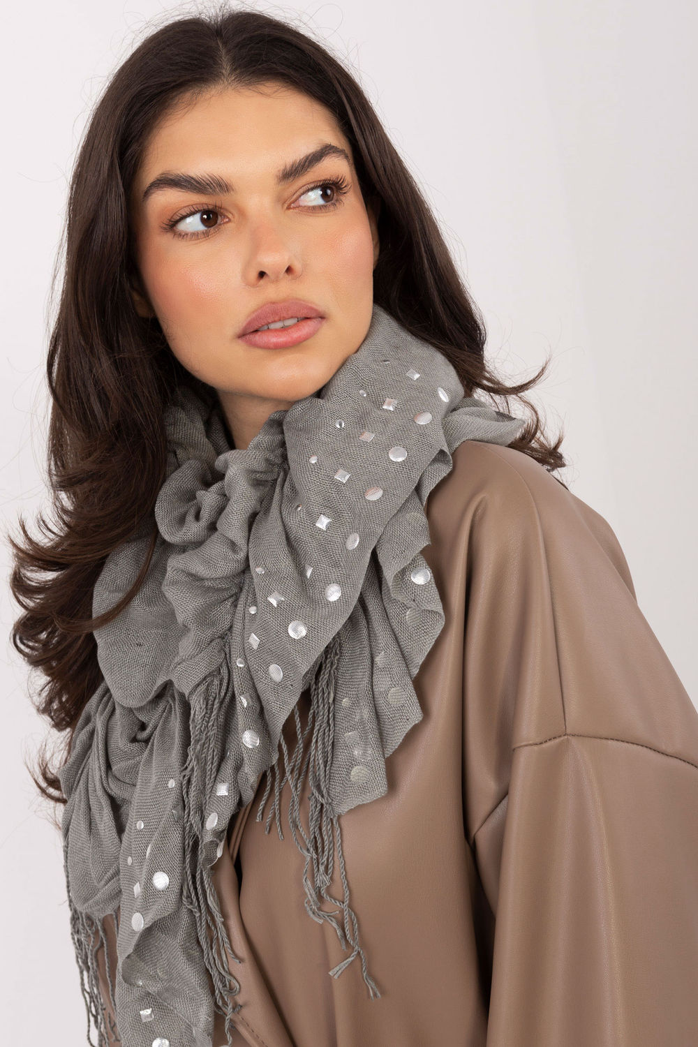 Foulard femme AT — gris