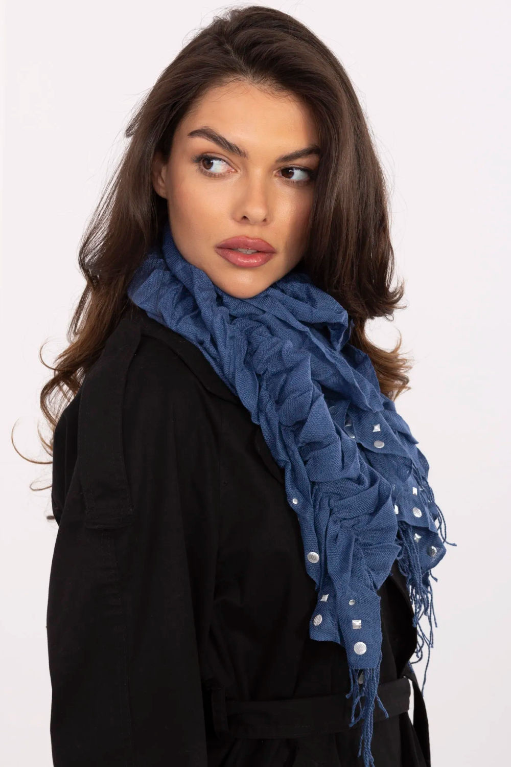 Foulard femme AT — bleu