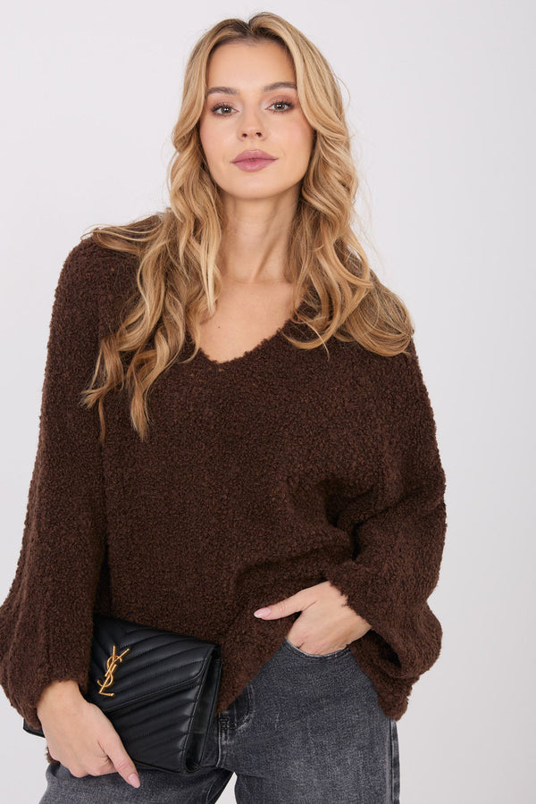 Pull femme Factory Price Chandail Chandail — brun