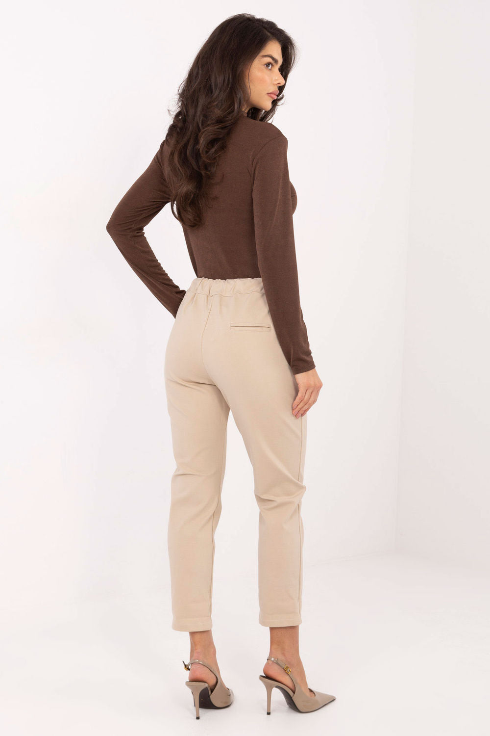 Chaussures à talons femme Factory Price Pantalon Pantalon — beige
