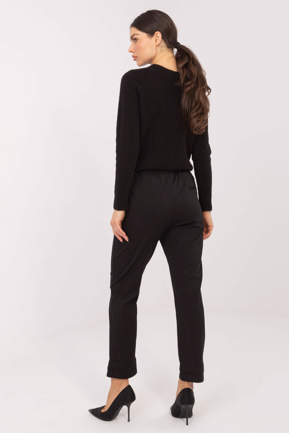 Chaussures à talons femme Factory Price Pantalon Pantalon — noir