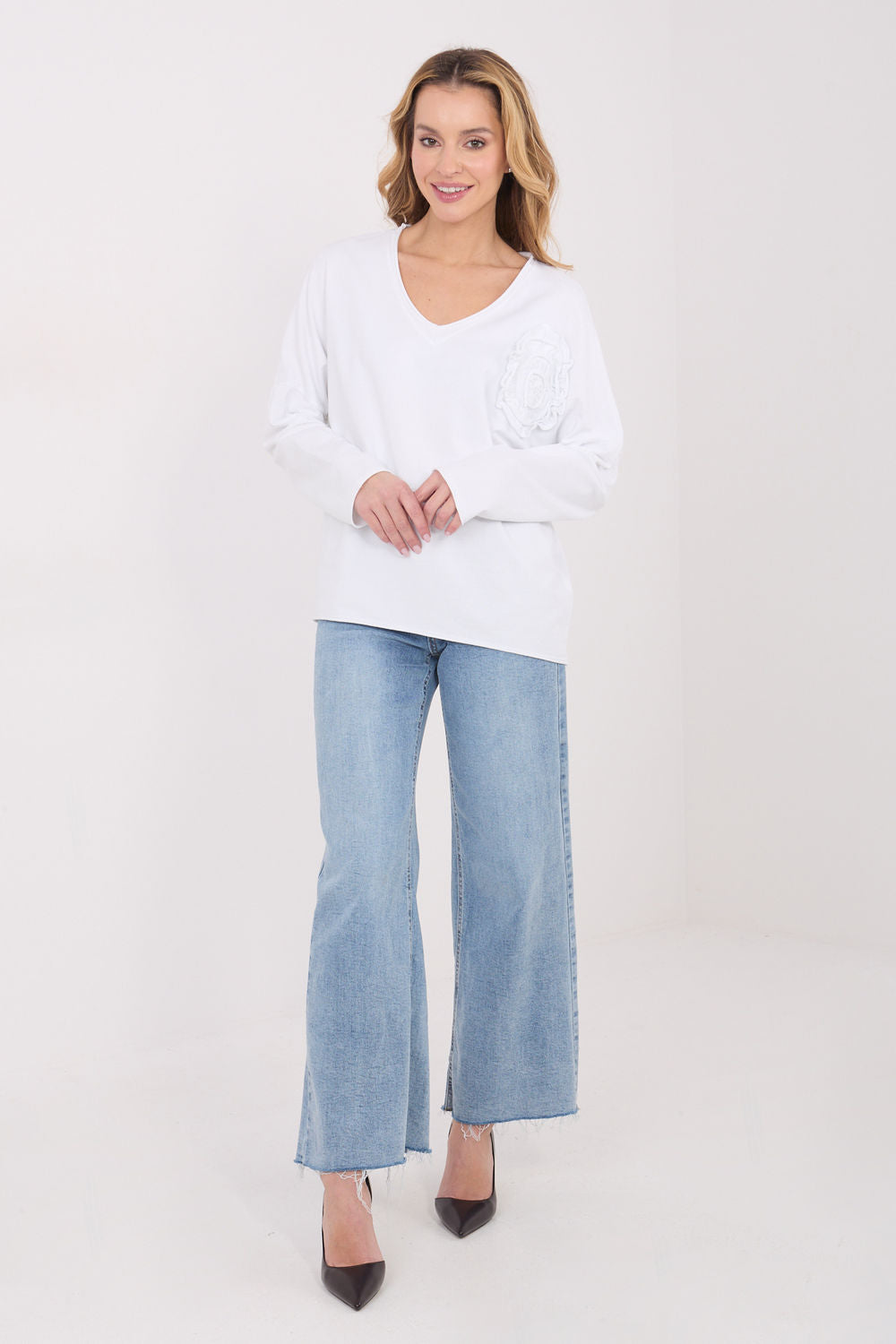 Blouse femme Factory Price Chemisier Chemisier — blanc