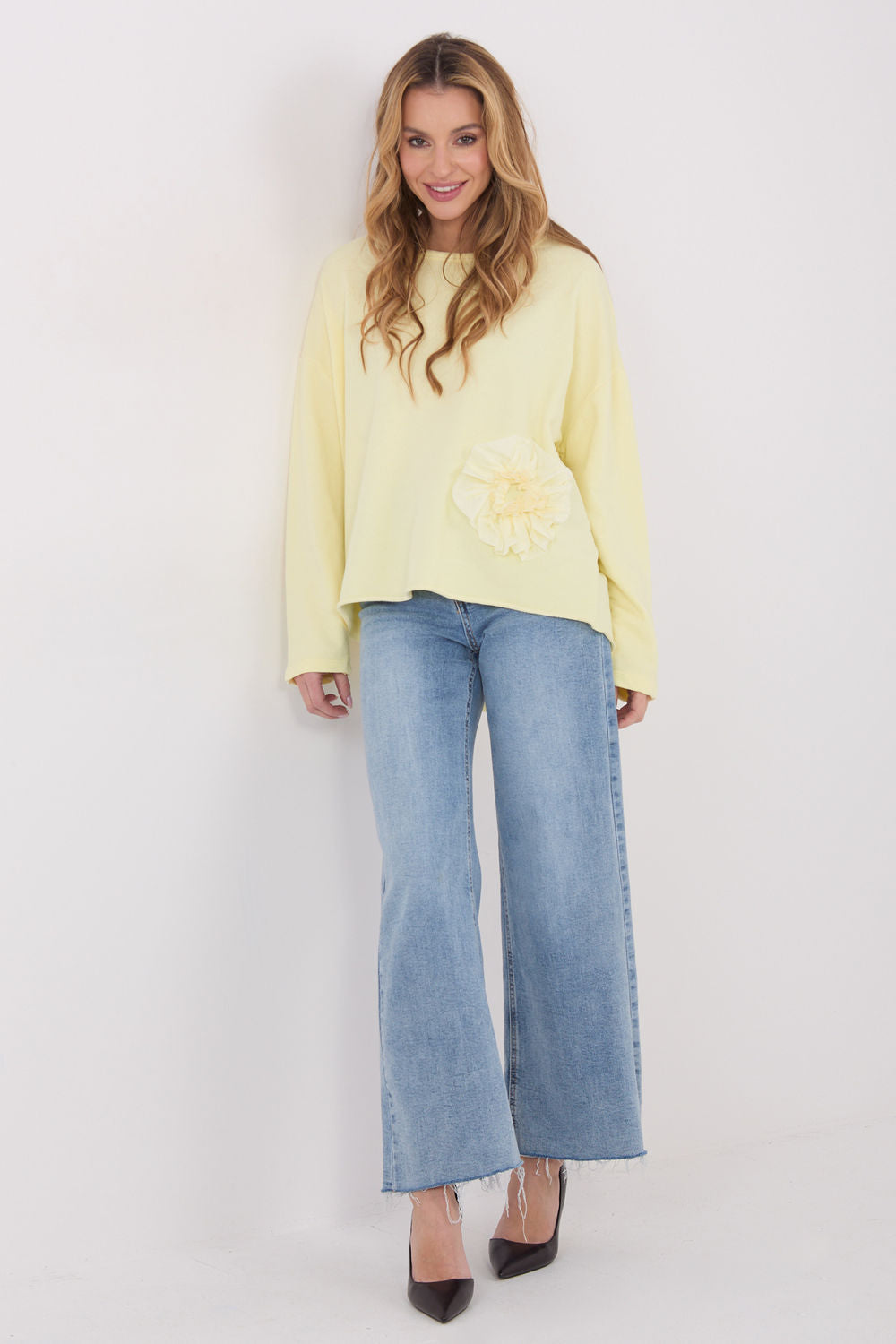 Blouse femme Factory Price Chemisier Chemisier — jaune
