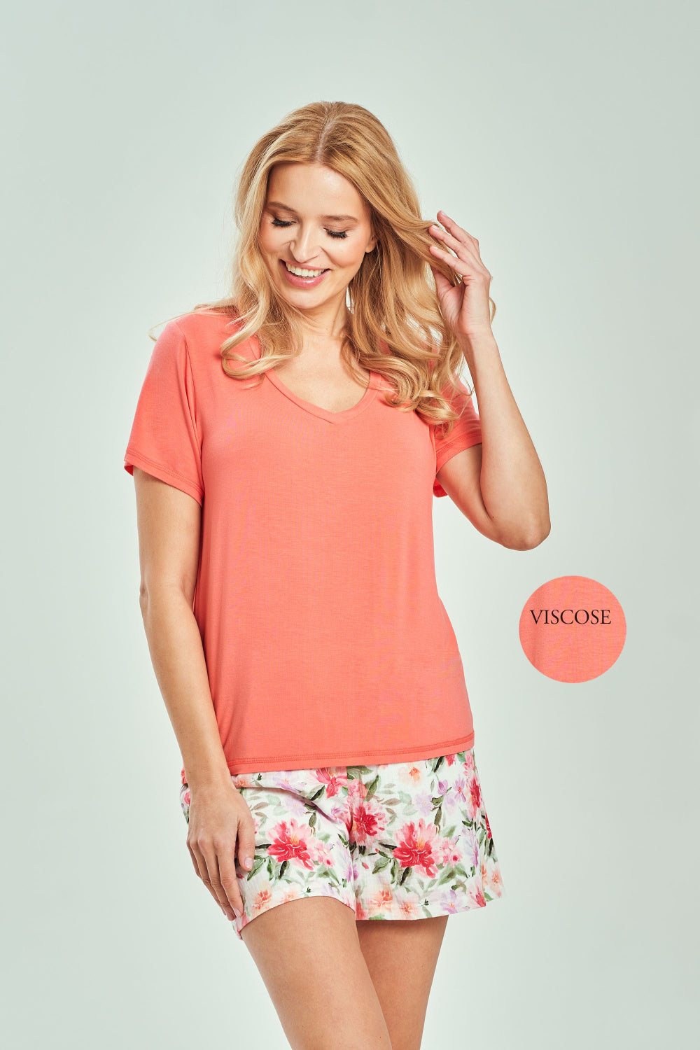 Pyjama femme Taro — orange