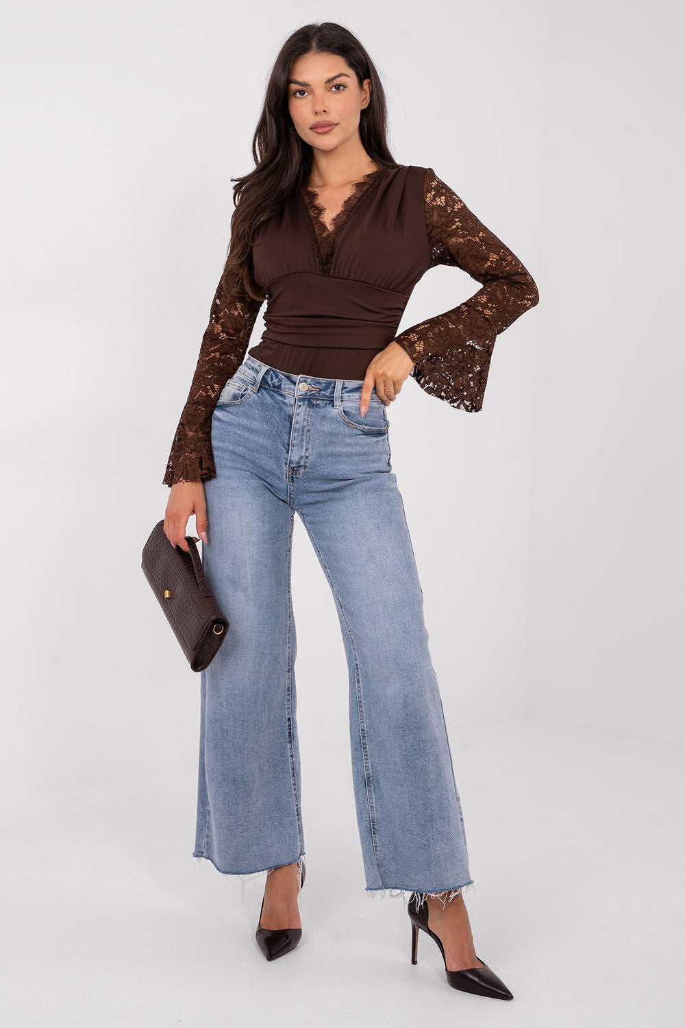 Body femme Italy Moda — brun