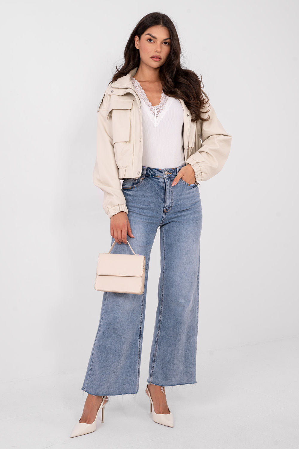 Blouse femme Italy Moda Chemisier Chemisier — beige