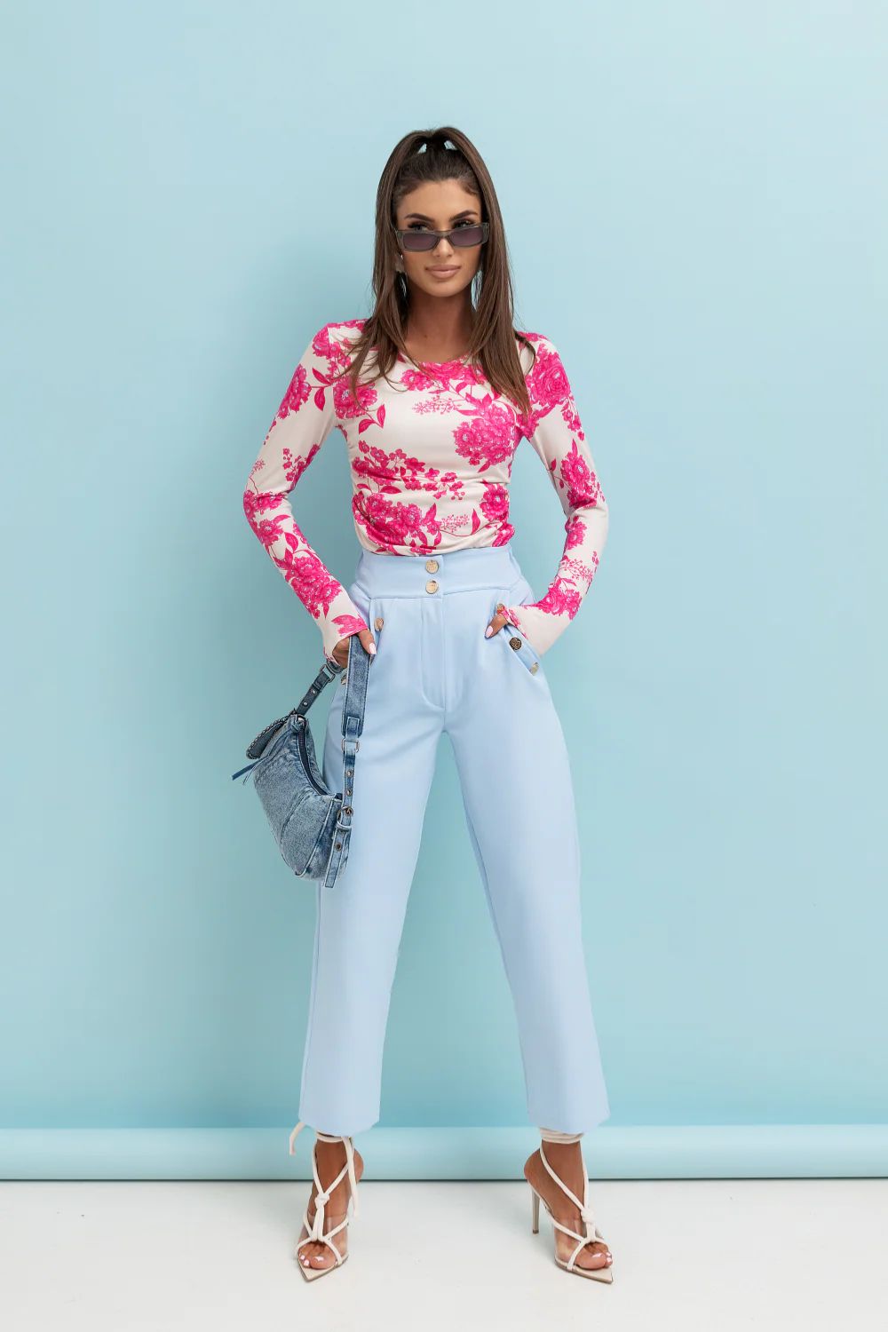 Chaussures à talons femme LaBalancia Pantalon Pantalon — bleu