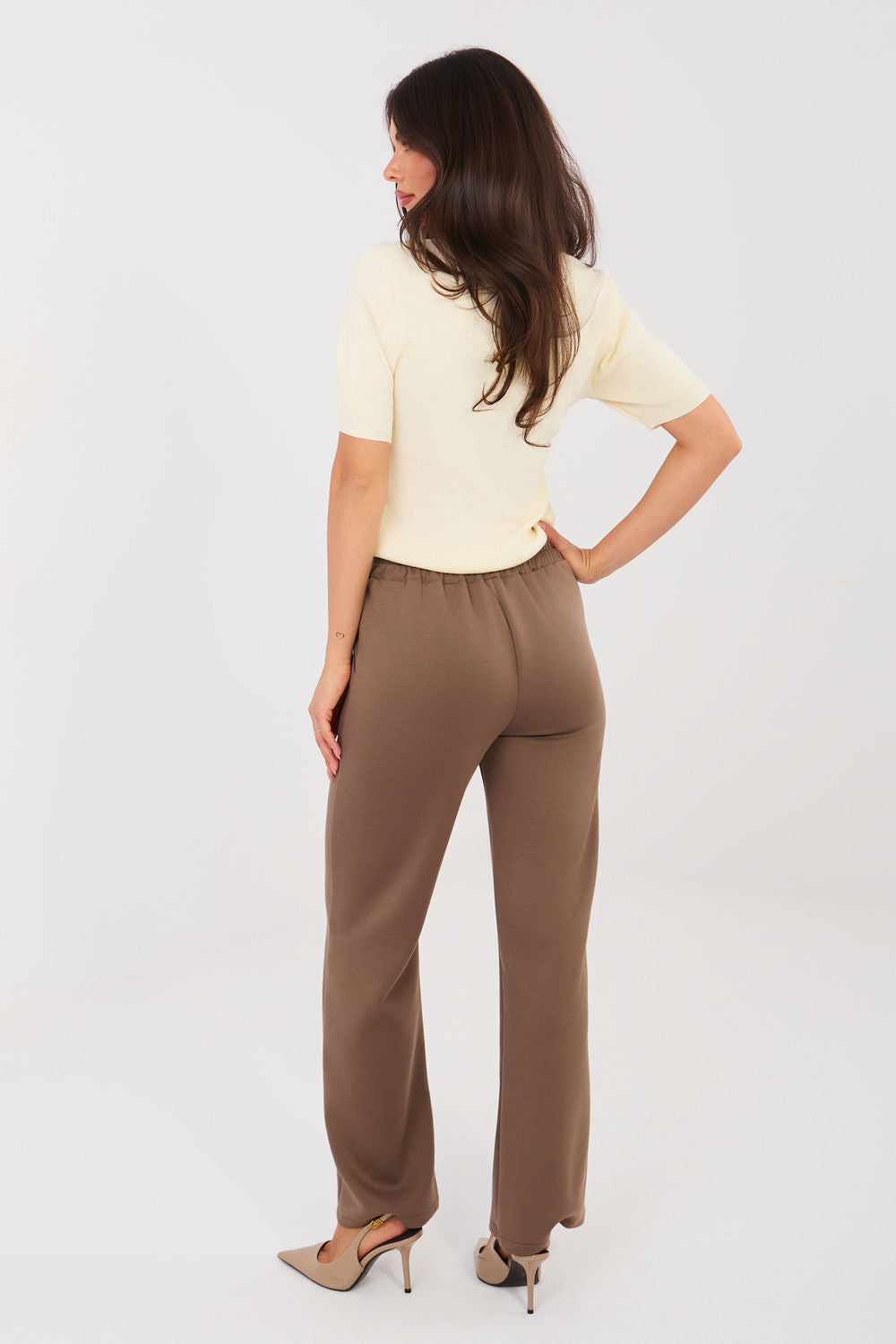 Chaussures à talons femme Rue Paris Pantalon Pantalon — beige