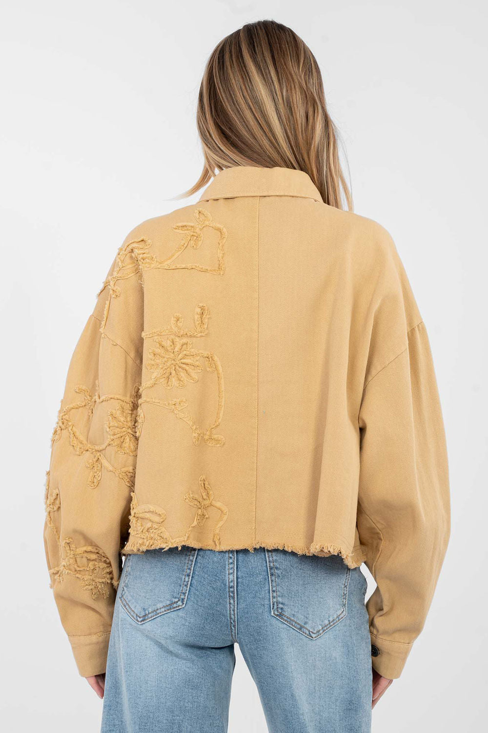 Veste en jean femme Rue Paris — brun