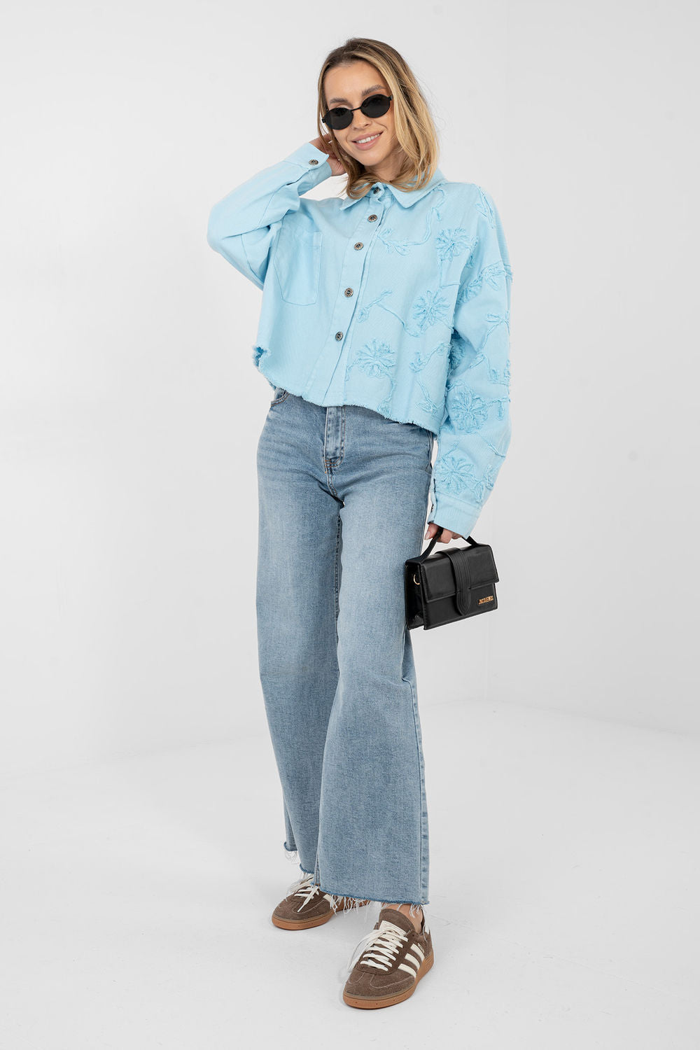 Veste en jean femme Rue Paris — bleu
