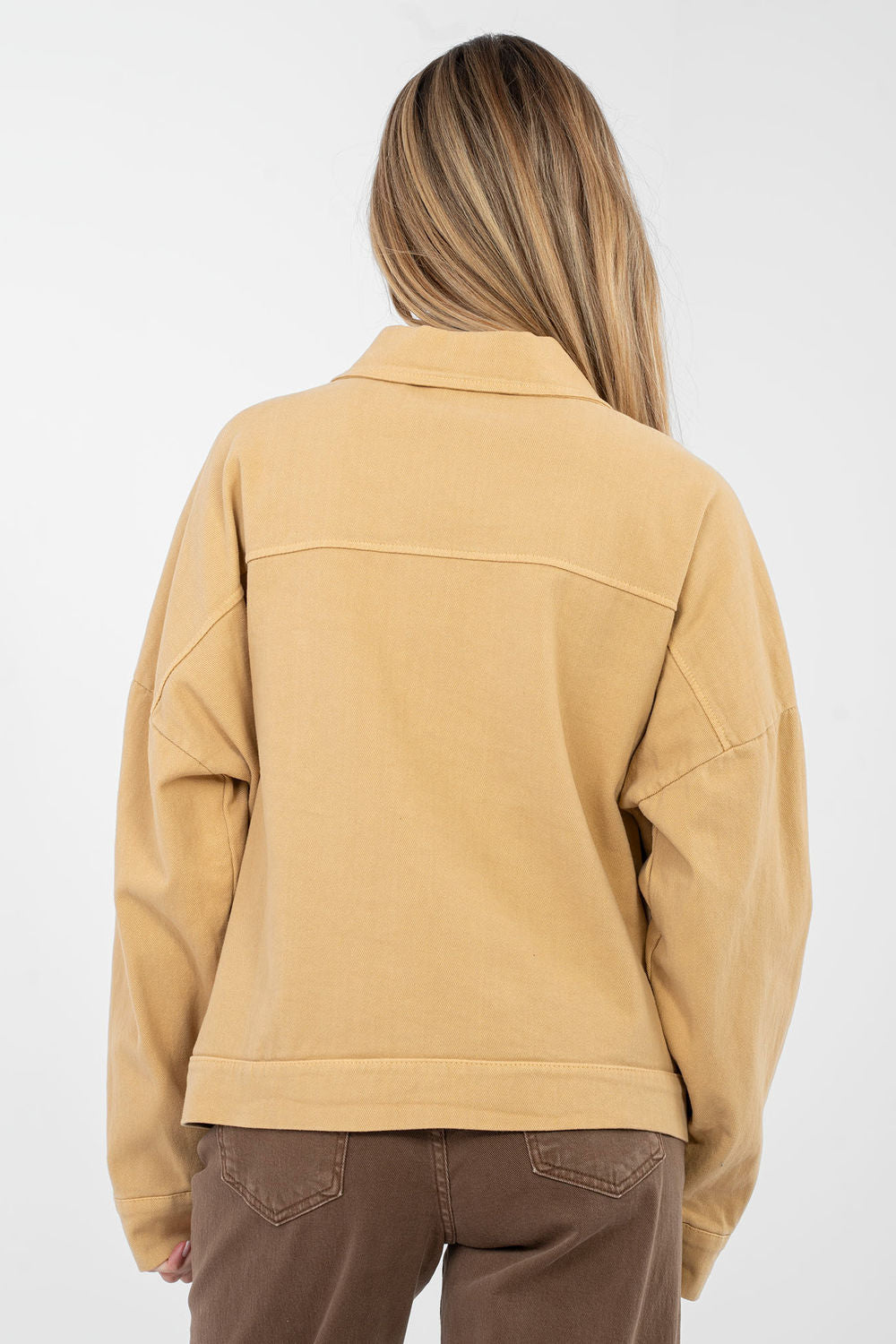 Veste en jean femme Rue Paris — brun