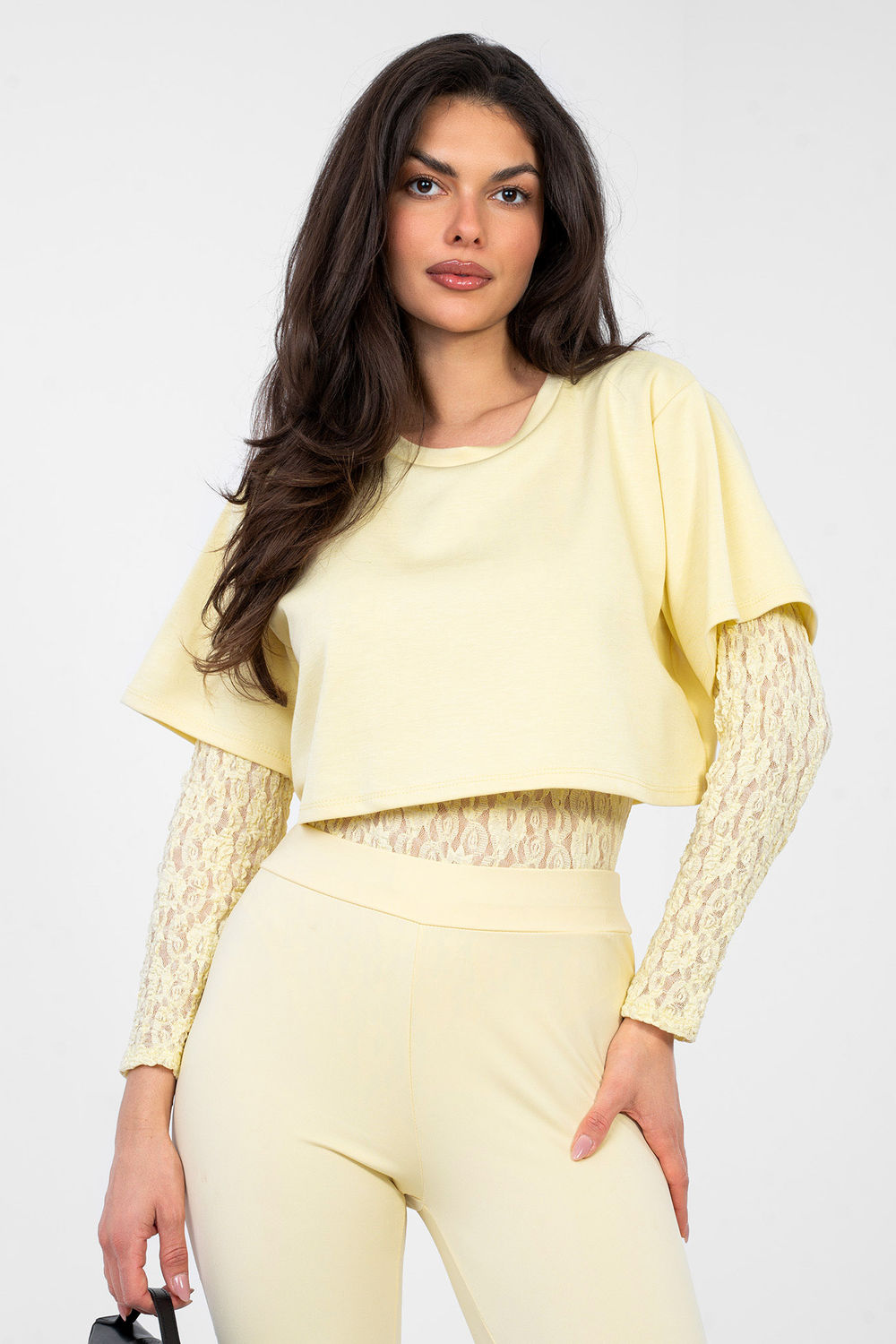 Body femme Italy Moda — jaune