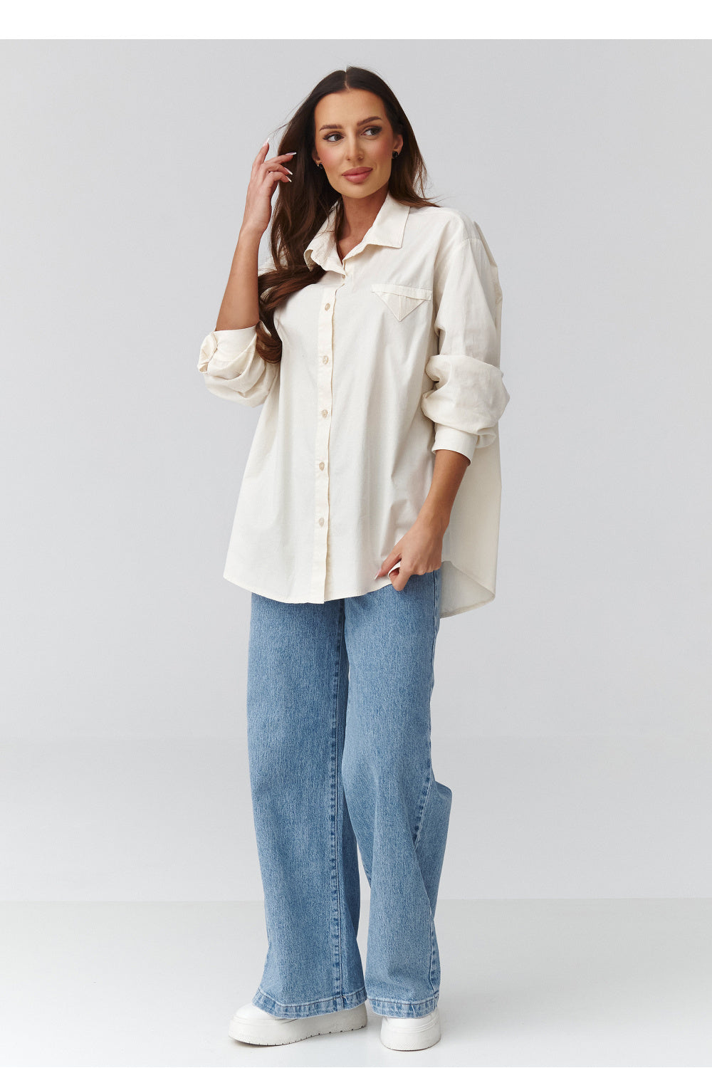 Blouse femme Makadamia — beige