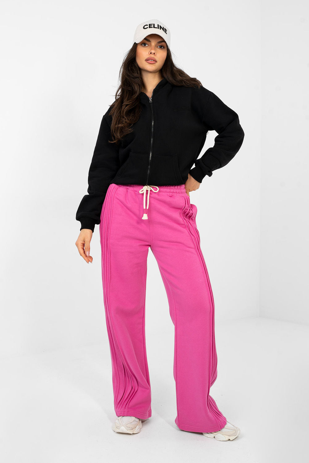 T-shirt femme Factory Price Sweatshirt Sweatshirt — noir