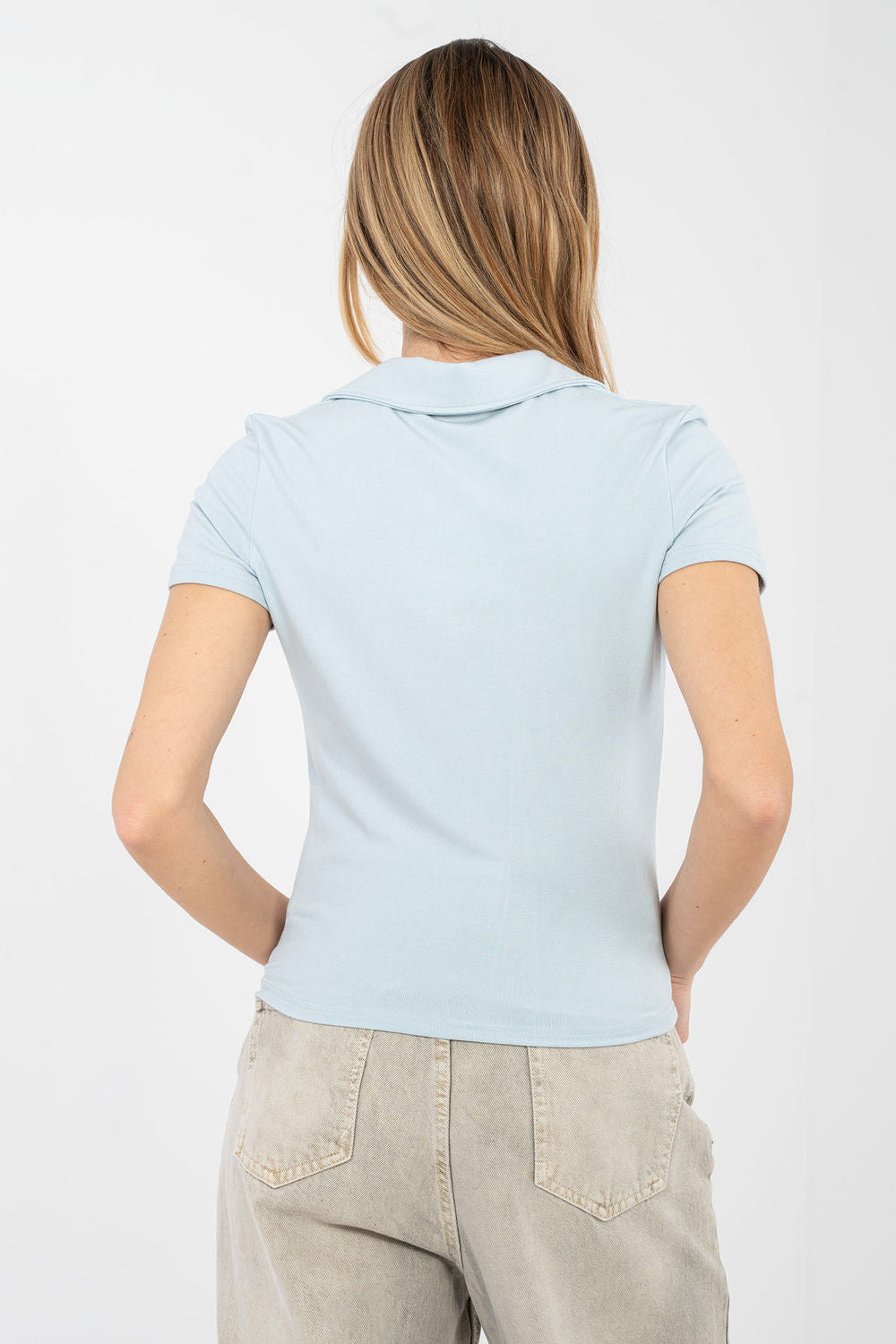 Blouse femme Factory Price Chemisier Chemisier — bleu