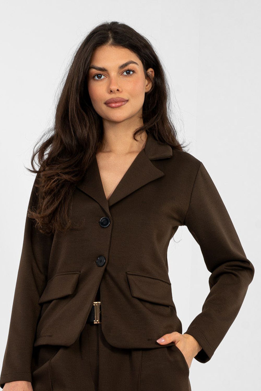 Veste femme Italy Moda — brun