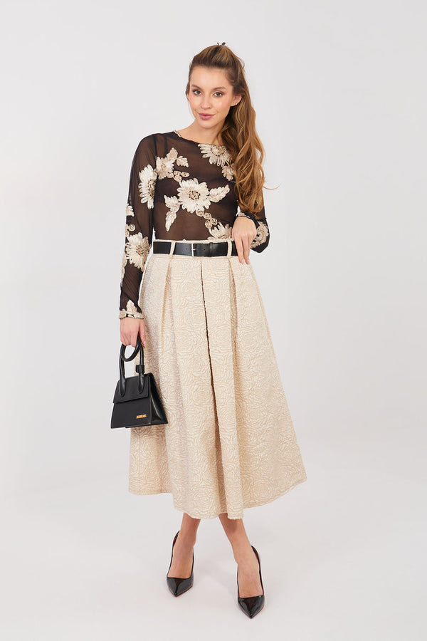 Jupe femme Rue Paris — beige