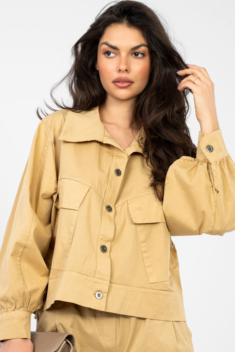 Blouse femme Rue Paris — brun