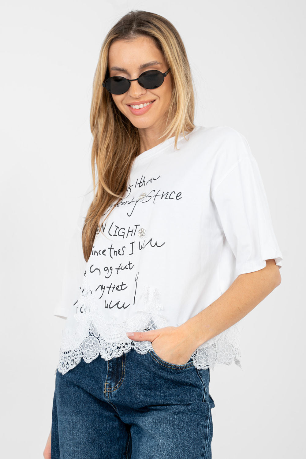 Blouse femme Factory Price Chemisier Chemisier — blanc