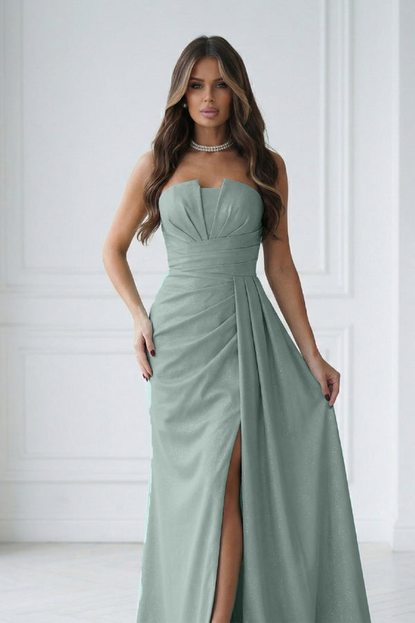 Robe femme Bicotone Longue Longue — vert