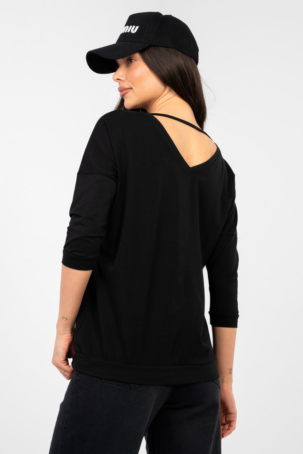 Blouse femme Rue Paris Chemisier Chemisier — noir
