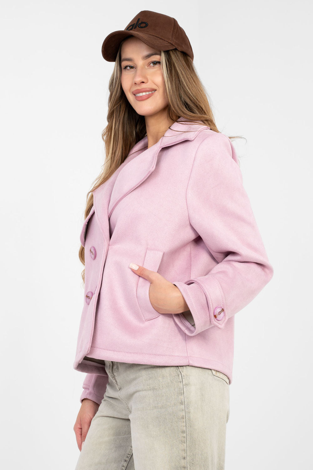 Manteau femme Factory Price — rosé