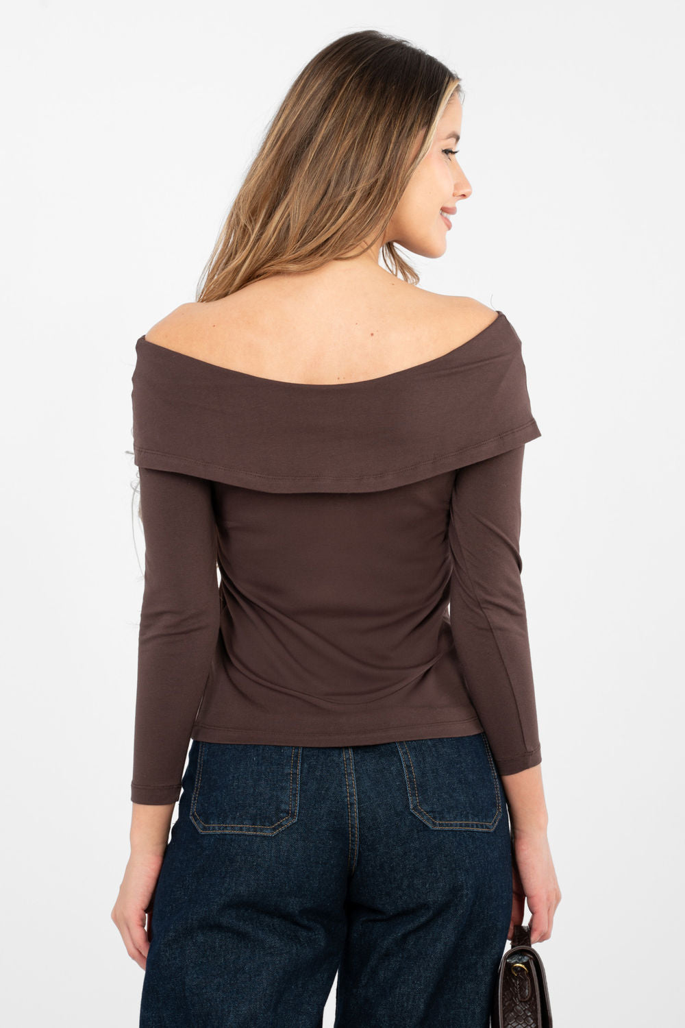Blouse femme Rue Paris Chemisier Chemisier — brun