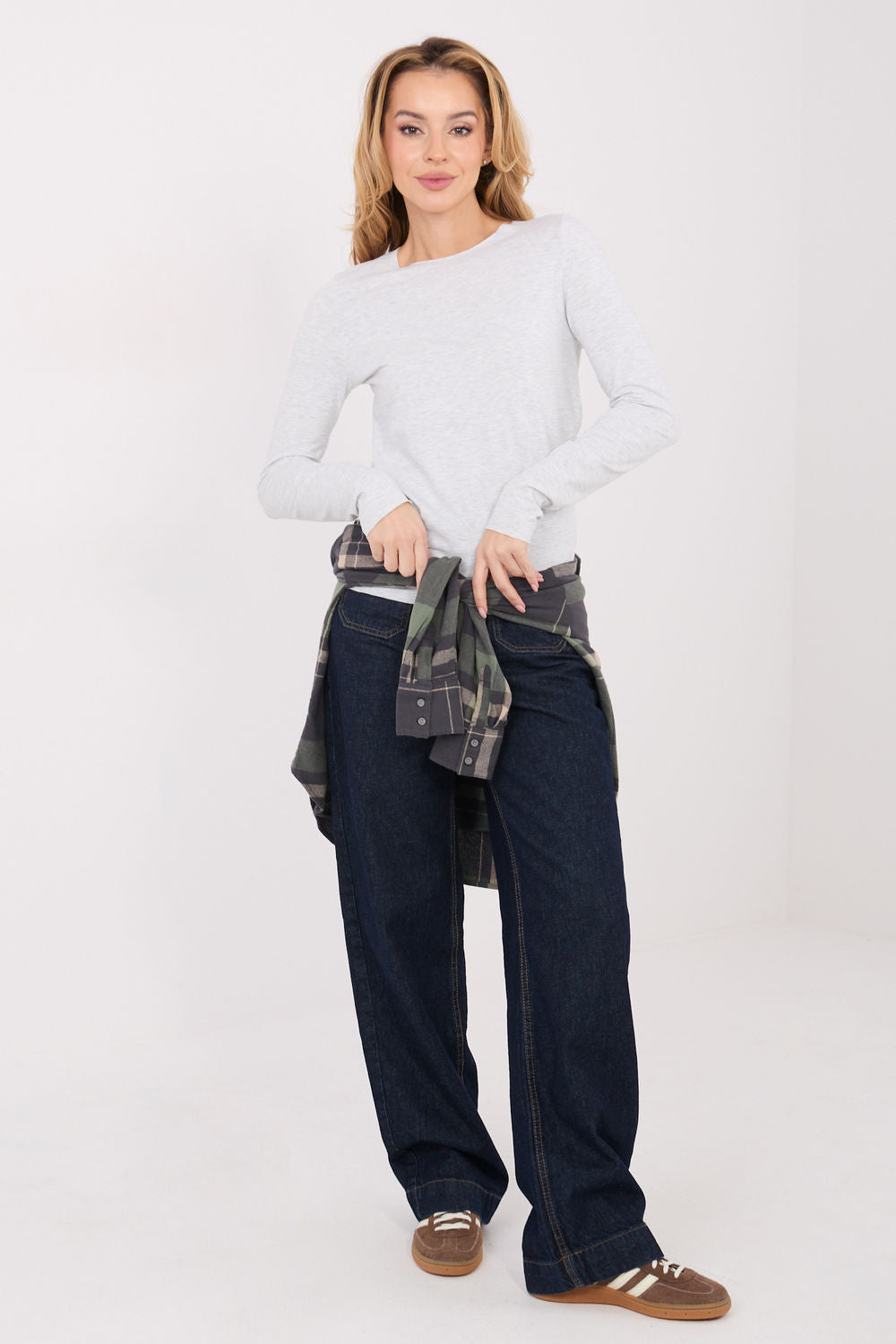 Blouse femme Factory Price Chemisier Chemisier — gris