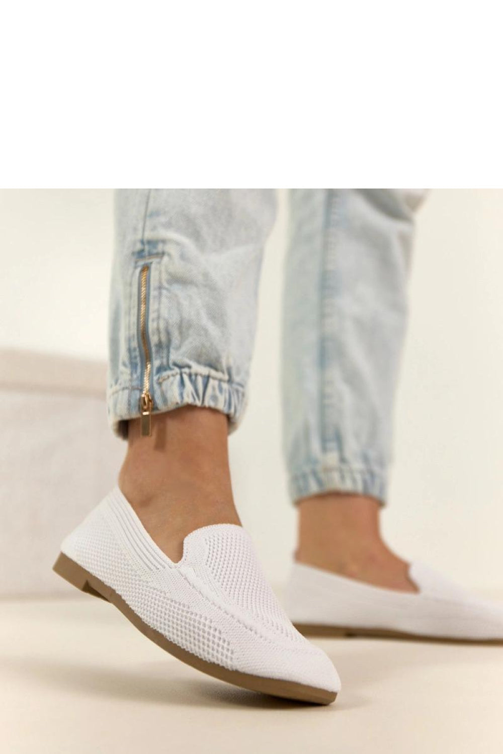 Moccasins femme Solea — blanc