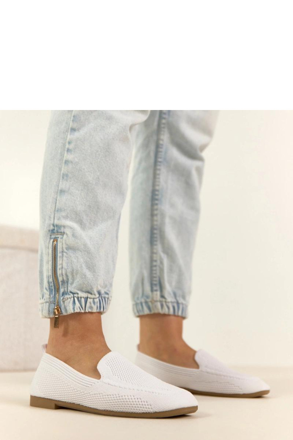 Moccasins femme Solea — blanc