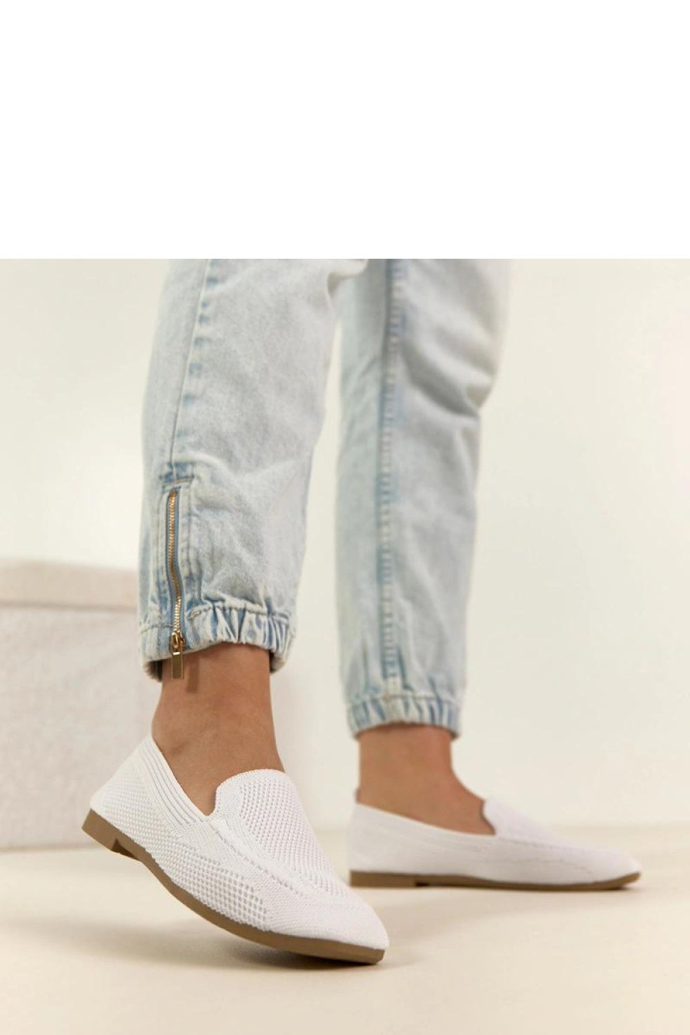 Moccasins femme Solea — blanc
