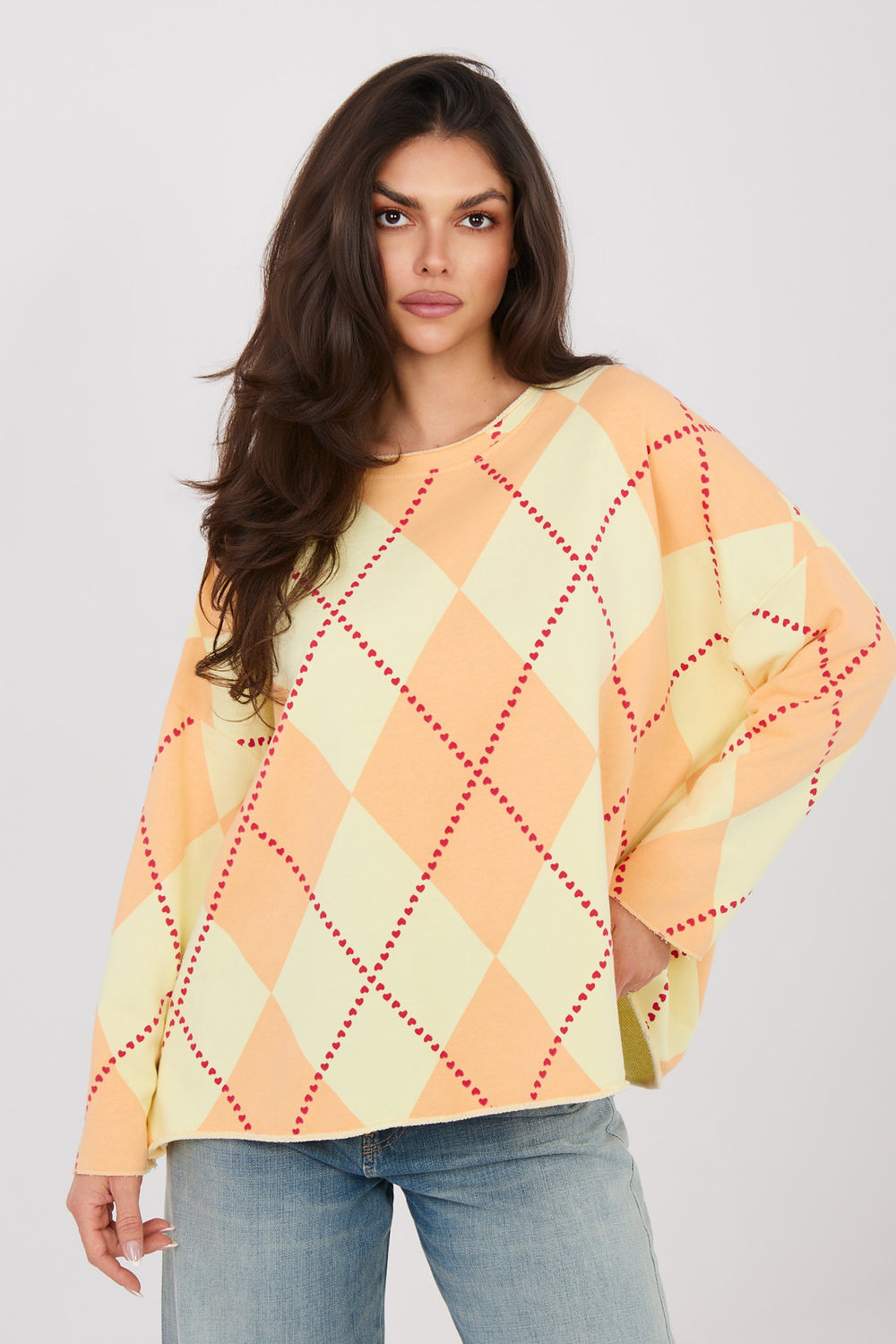 T-shirt femme Factory Price Sweatshirt Sweatshirt — orange