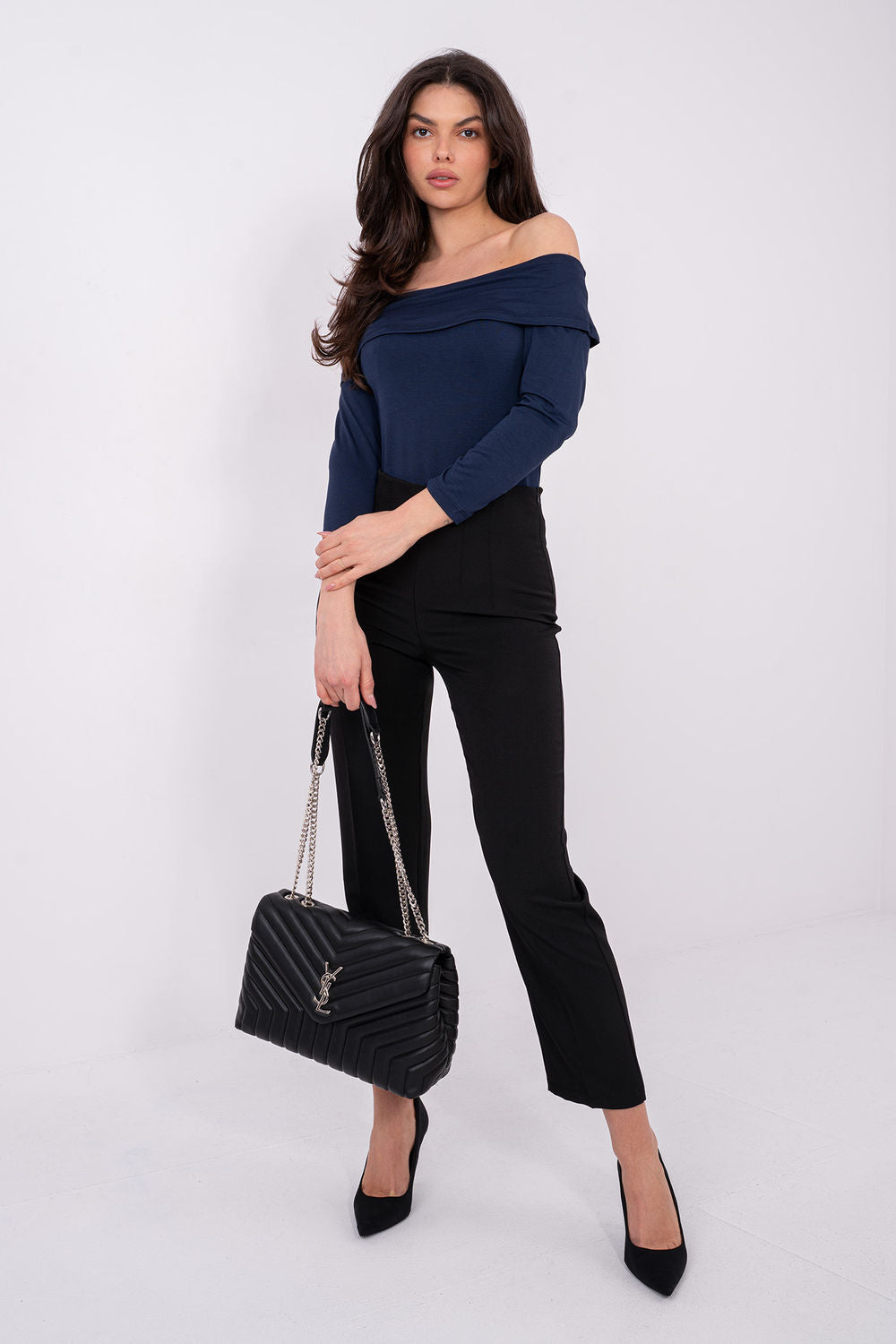 Blouse femme Factory Price Chemisier Chemisier — bleu marine