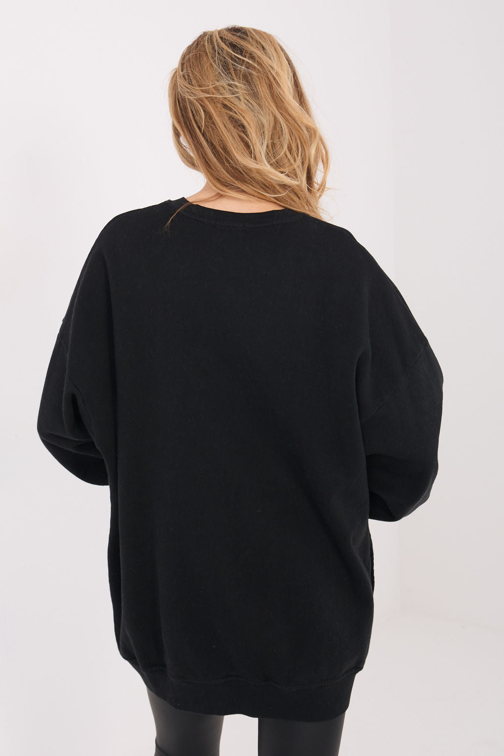 T-shirt femme Factory Price Sweatshirt Sweatshirt — noir