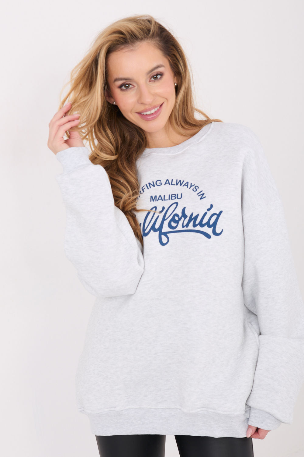 T-shirt femme Factory Price Sweatshirt Sweatshirt — gris