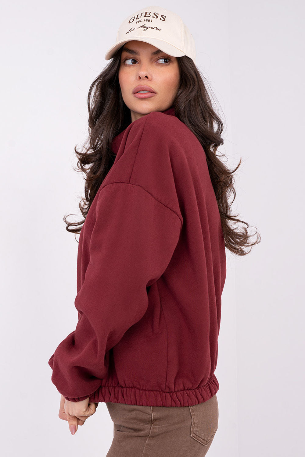 T-shirt femme Factory Price Sweatshirt Sweatshirt — rouge