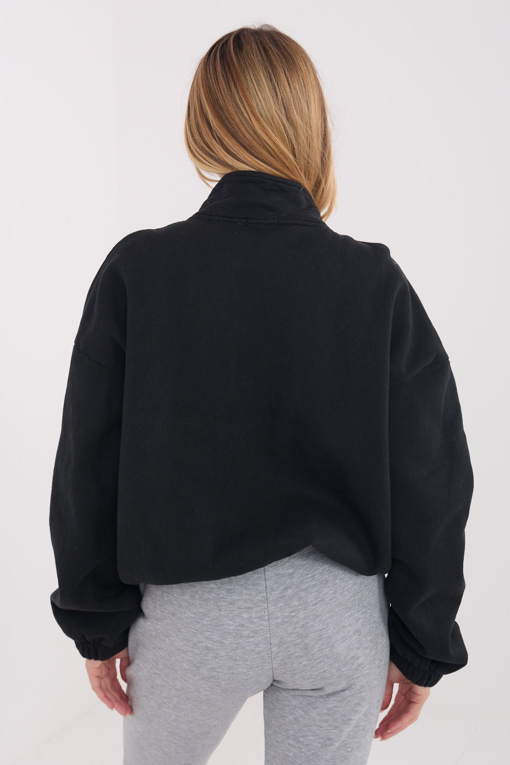 T-shirt femme Factory Price Sweatshirt Sweatshirt — noir