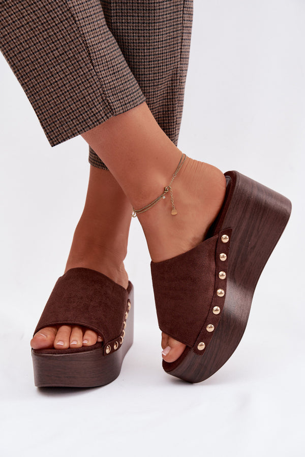 Sandales femme Step in style Cothurnes Cothurnes — brun
