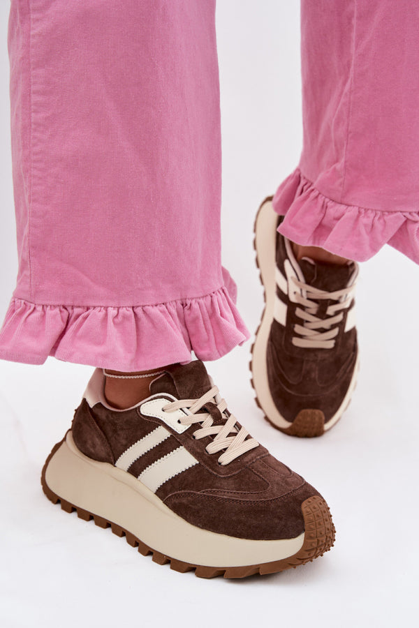 Chaussures de sport femme Step in style — brun