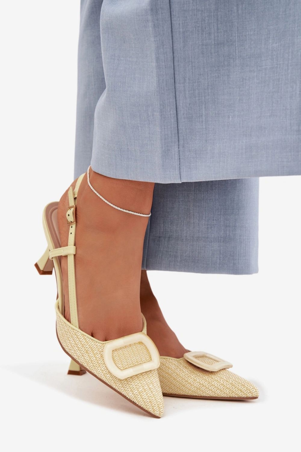 Sandales femme Step in style À Talons À — jaune
